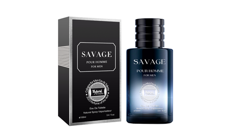 Savage Pour Homme for Men Inspired by Dior Sauvage 3.4 Oz Savage Pour Homme for Men Inspired by Dior Sauvage 3.4 Oz
