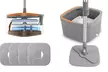 NewHome Spin Mop and Bucket Set (2 or 4 Pads) or Wall and  Baseboard Cleaner Mop - Second Medium
