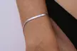 Gold Or Silver Plated Stainless Steel Herringbone Snake Chain Bracelet - Second Medium