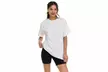 BILLIONHATS 6 Pack Womens Oversized Cotton T-Shirts, Crew Neck Short Sleeve - Second Medium