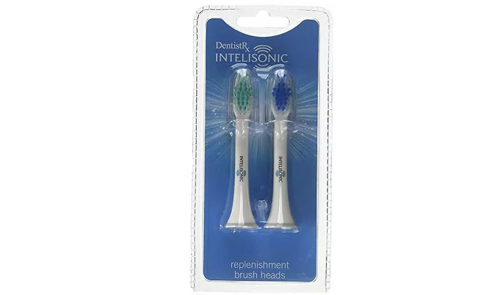 DentistRx Intelisonic Brush Heads Refill 2 each - Second Medium