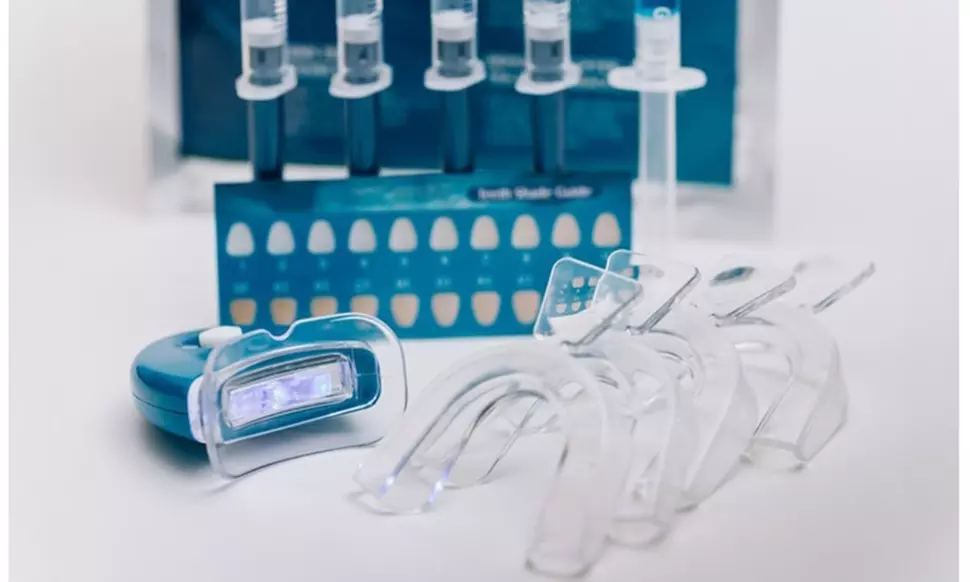 Professional 3D Teeth Whitening Kit w Remineralization Gel: 1 & 2 pack