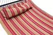 Double Hammock Swing Heavy Duty Quilted Fabric With Pillow Spreader Bar 2 Person - Second Medium
