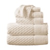 Image 92: Ultra-Soft 100% Cotton Diamond Waffle Bath Towels