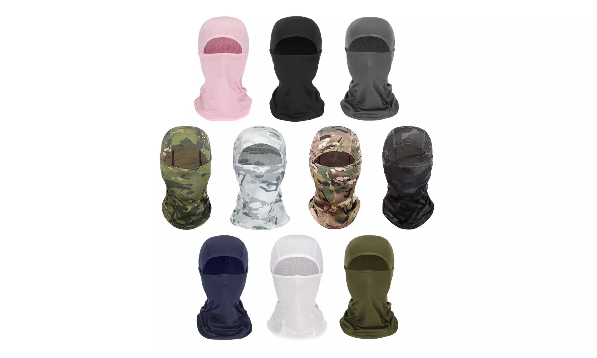 Pink Box 100% Polyester Windproof Breathable Balaclava For Men And Women - Primary Image