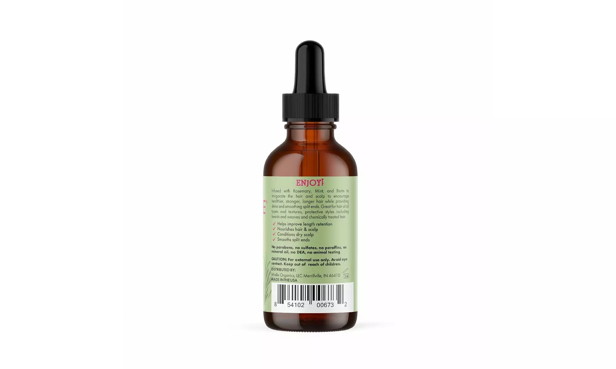 Mielle Organics Rosemary Mint Scalp & Hair Strengthening Oil for All Hair Types 