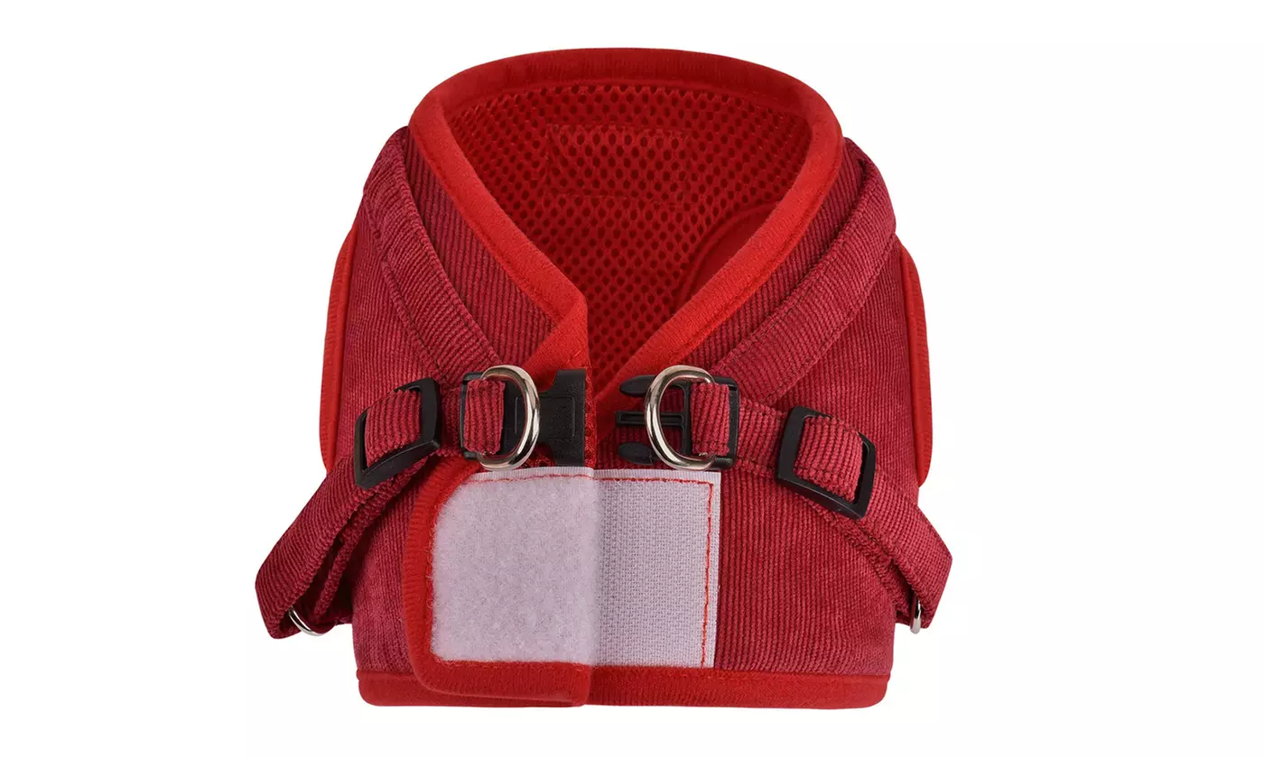 Windproof Reflective Dog Harness with Leash Set for Pet Walking