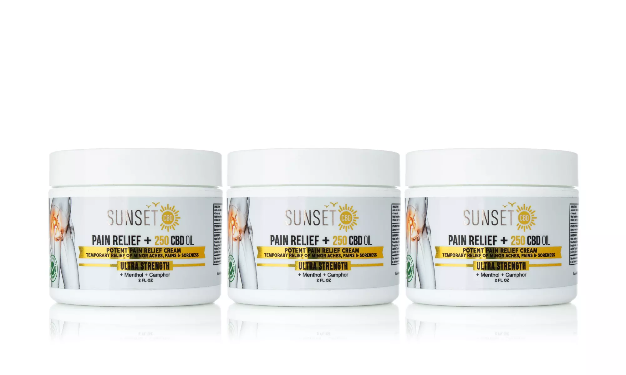Sunset CBD Bundle and Save - Sunset 1000MG Pain Relief Cream Options