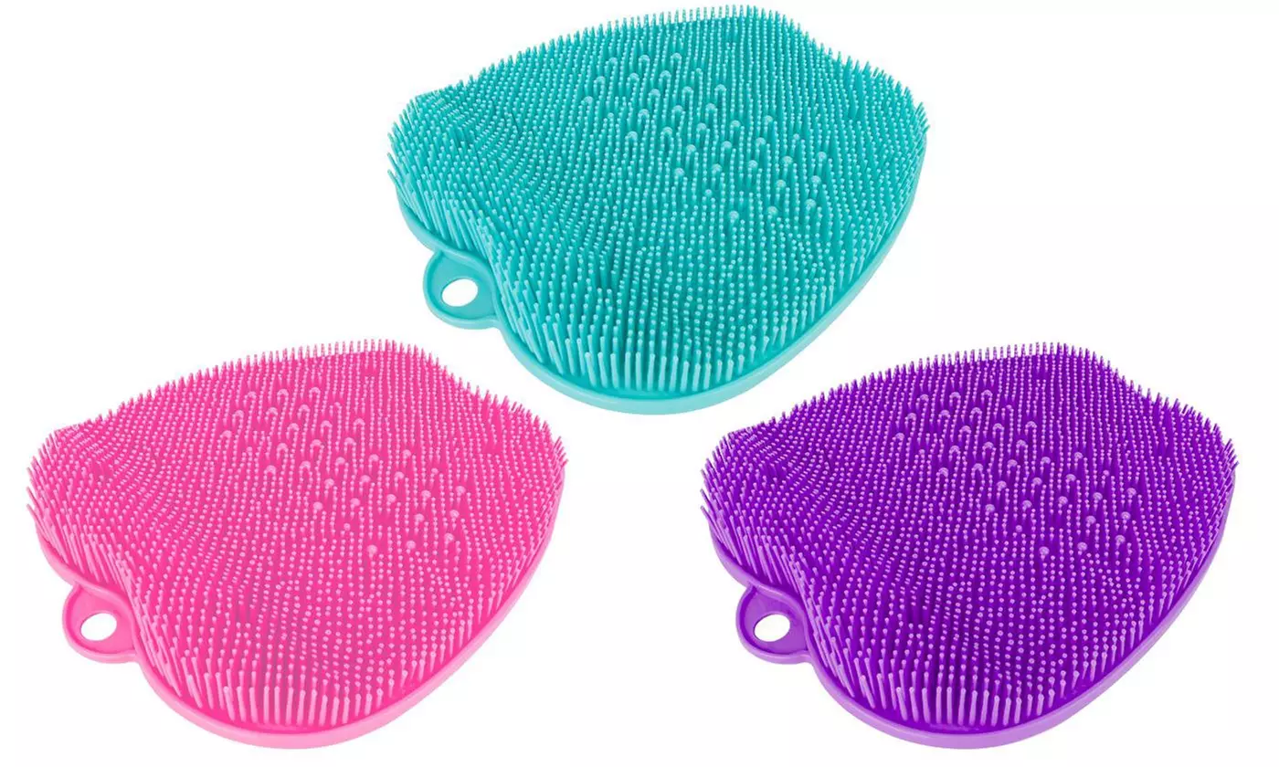 iMounTEK Shower Foot Scrubber Cleaner Pad Foot Exfoliation Scrubber Mat Massager - Primary Image