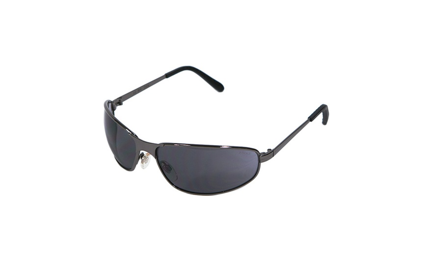 Honeywell Tomcat Metal Frame Tinted Safety Glasses, Gray Lens (RWS ...