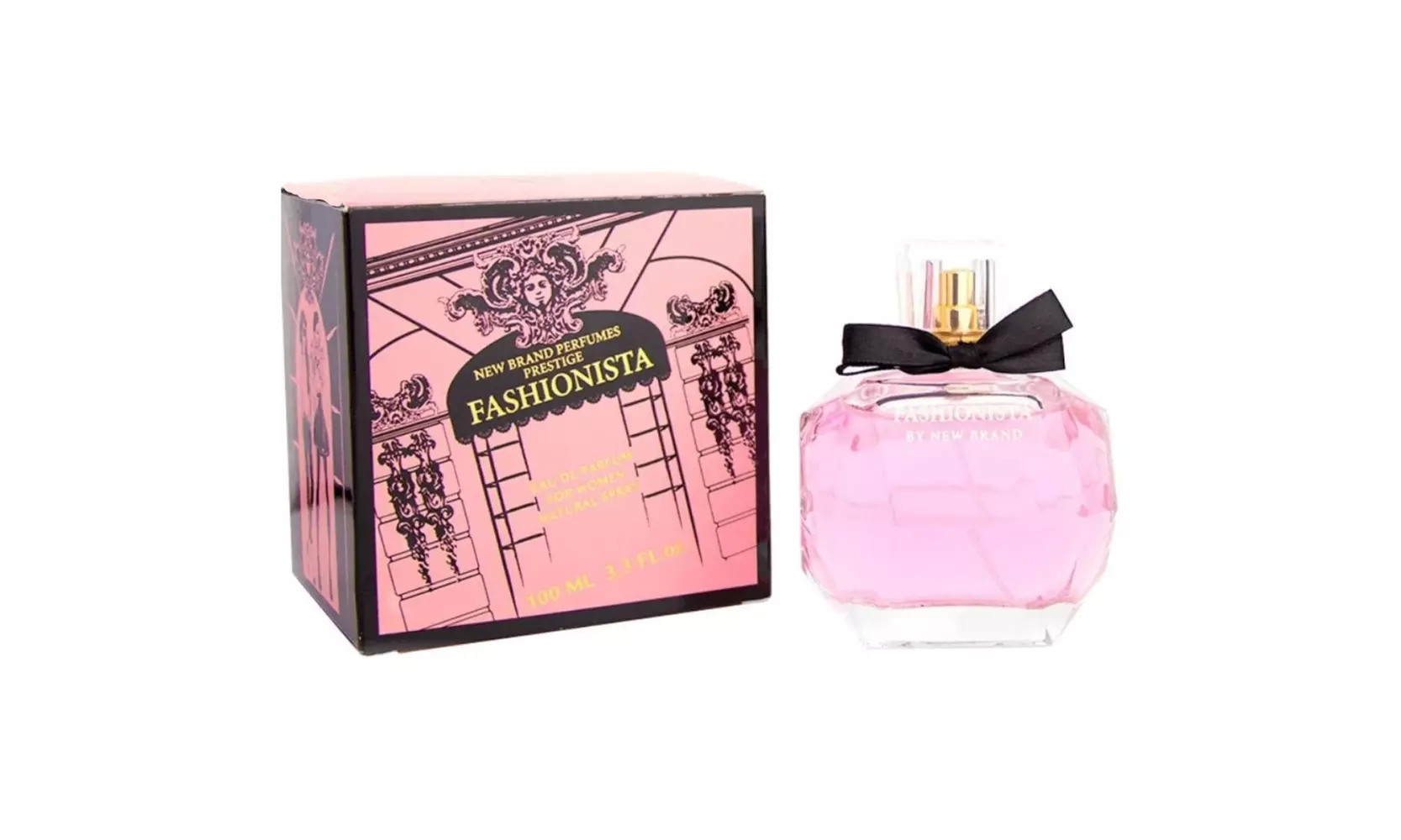 Fashionista by New Brand Perfumes Prestige 3.3 oz / 100 ml EDP Spray For Women  - Primary Image