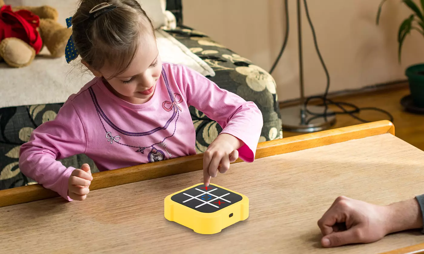 iMounTEK 3-in-1 Electronic Tic Tac Toe Memory Flash Whack-A-Mole Travel Game