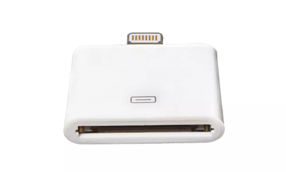 Lightning 8 Pin to 30 Pin Charging Cable Adapter - iPhone, iPad, iPod Converter - Second Medium
