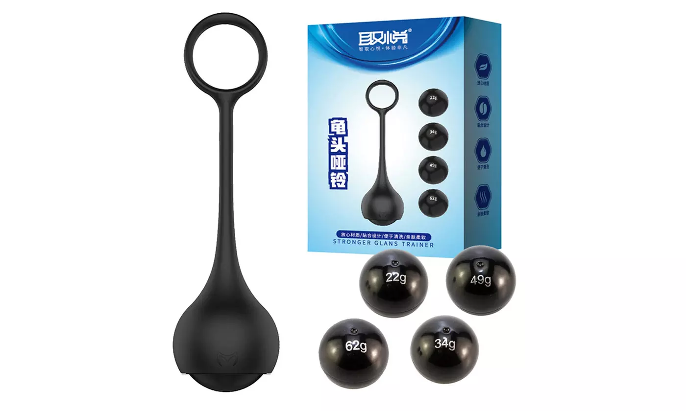 4pcs/Set Dumbbells Ball Trainer Stretcher Penis Extender Device - Second Medium