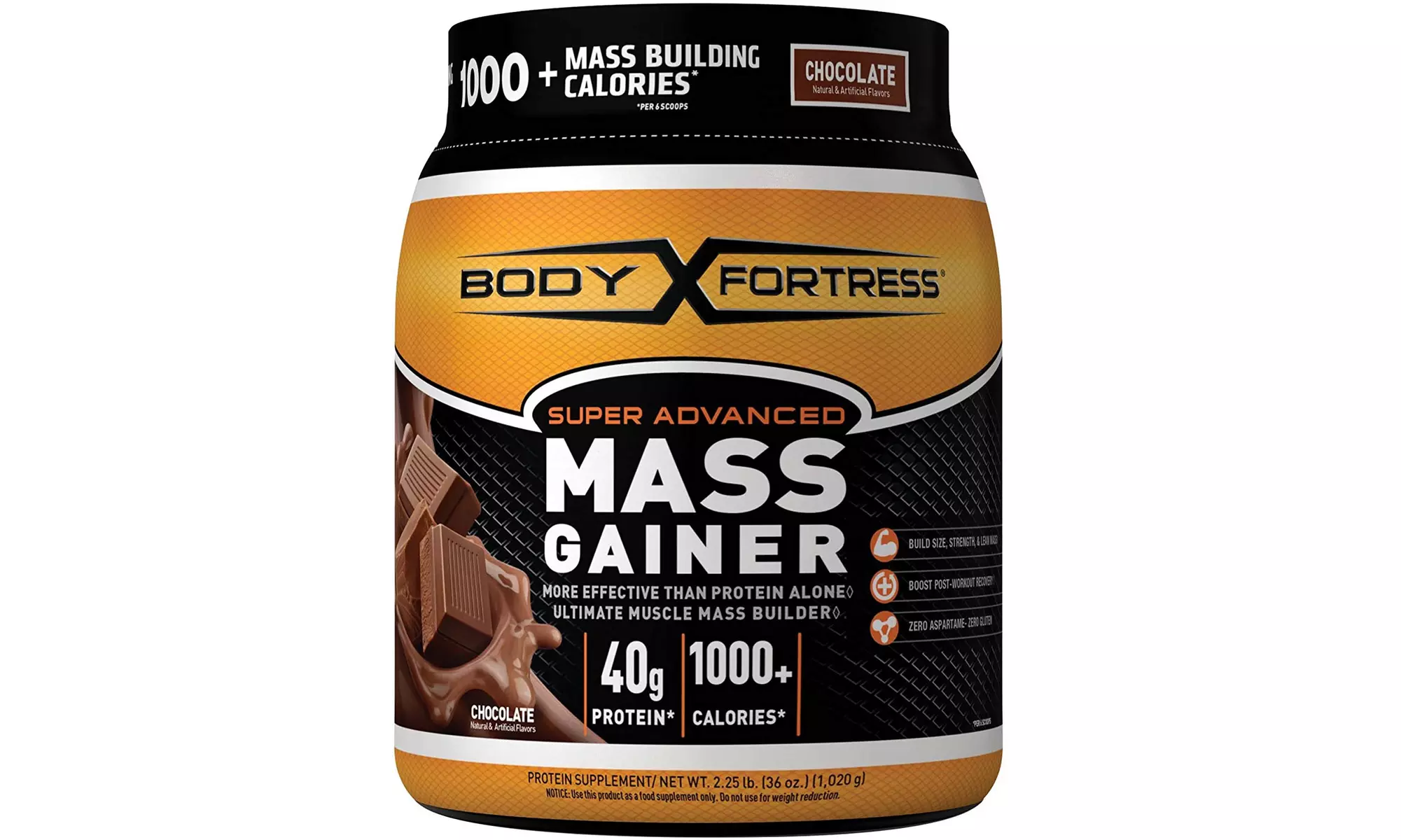 Body Fortress Super Advanced Whey Protein Powder, Chocolate, 2.25 lbs - Primary Image