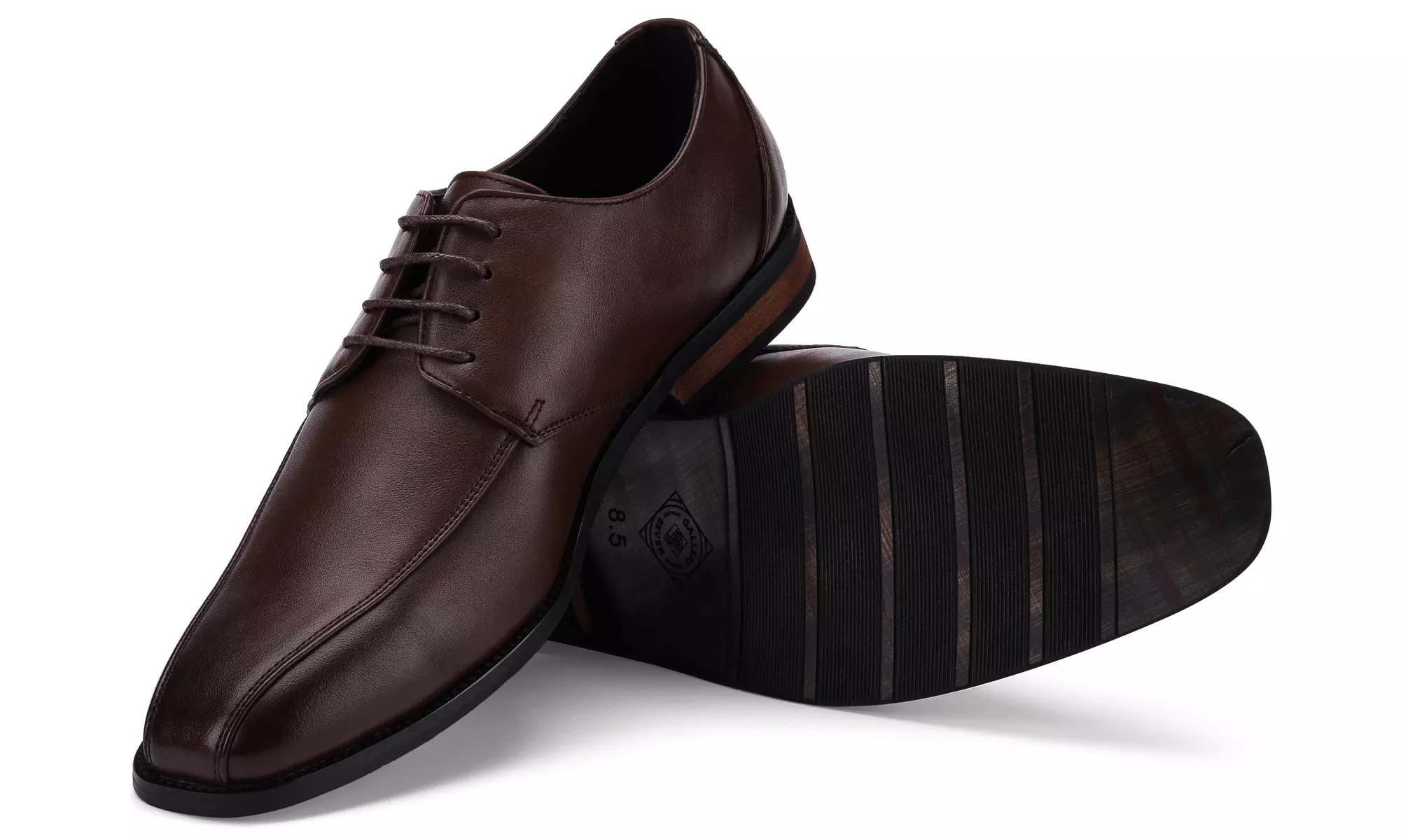 Gallery Seven Mens Oxford Dress Shoes - Bike Toe