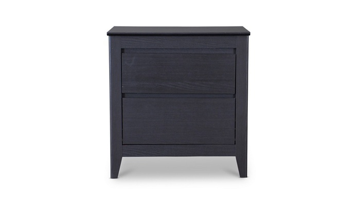 Up To 58 Off On Espresso Modern Nightstand Groupon Goods