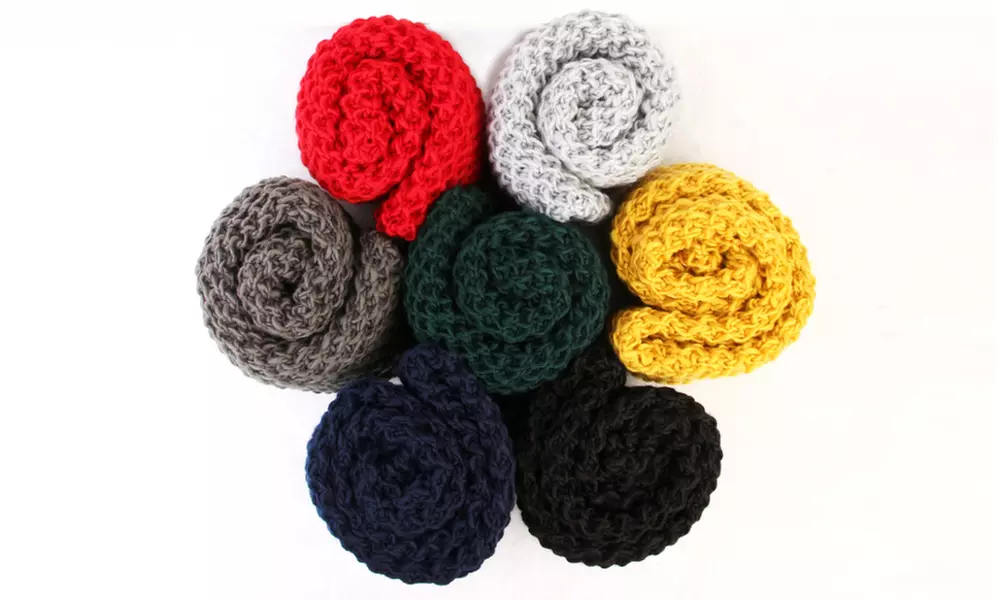 Bulky Knit Infinity Scarves - Primary Image