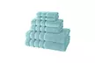 Classic Turkish Towels Genuine Cotton Soft Absorbent Premium Antalya 6 Piece Set - Second Medium