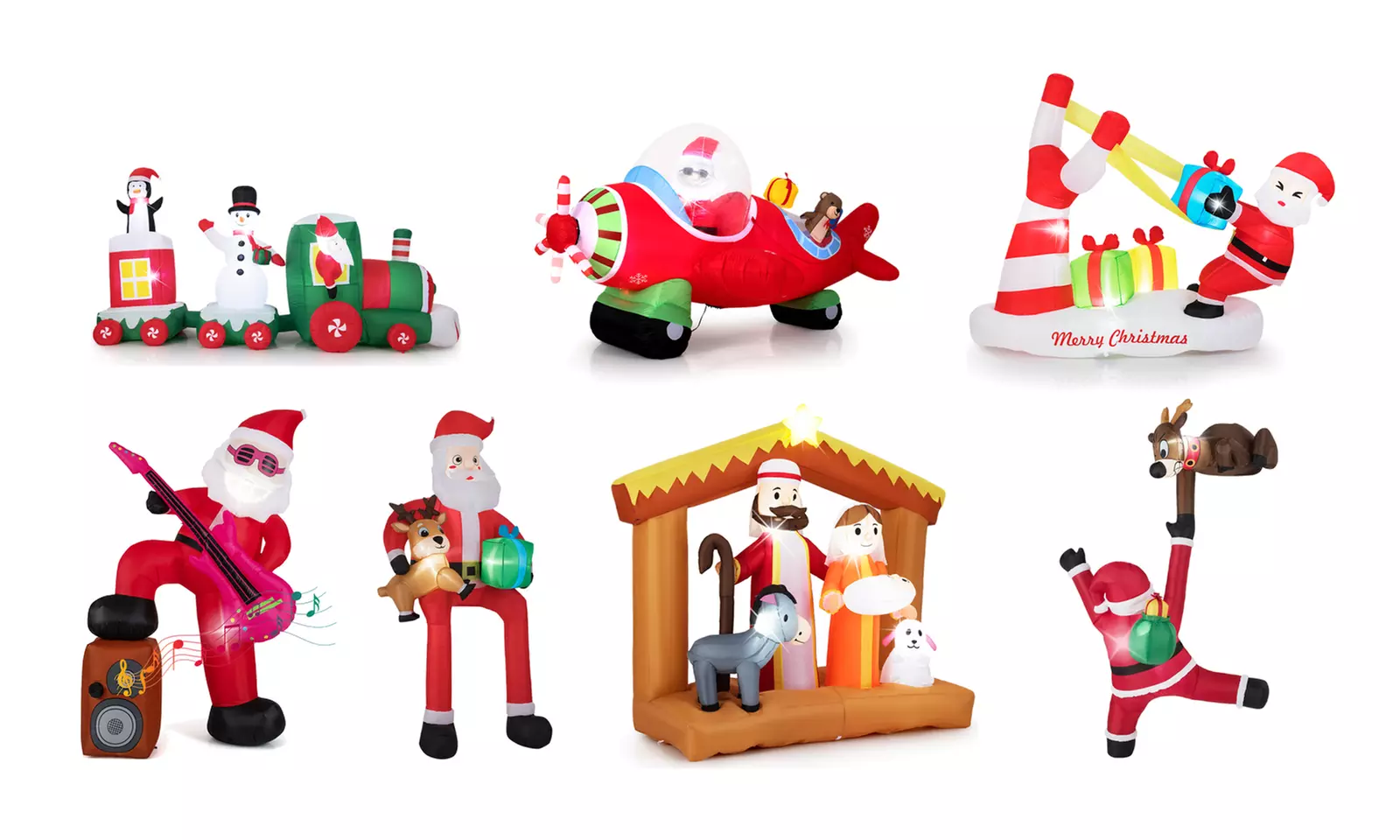 Costway Lighted Christmas-Themed Decor