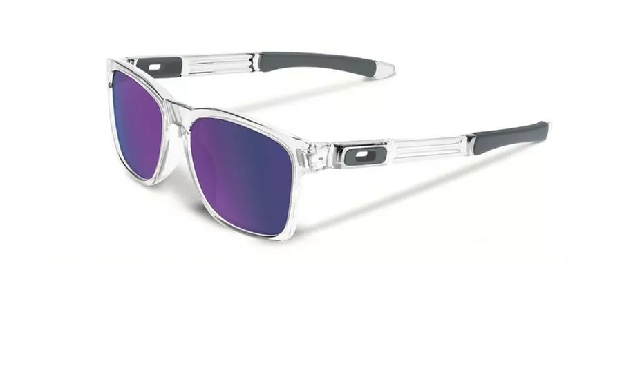 Oakley Men's OO9272-05-55 Catalyst 55mm Polished Clear Sunglasses - Primary Image