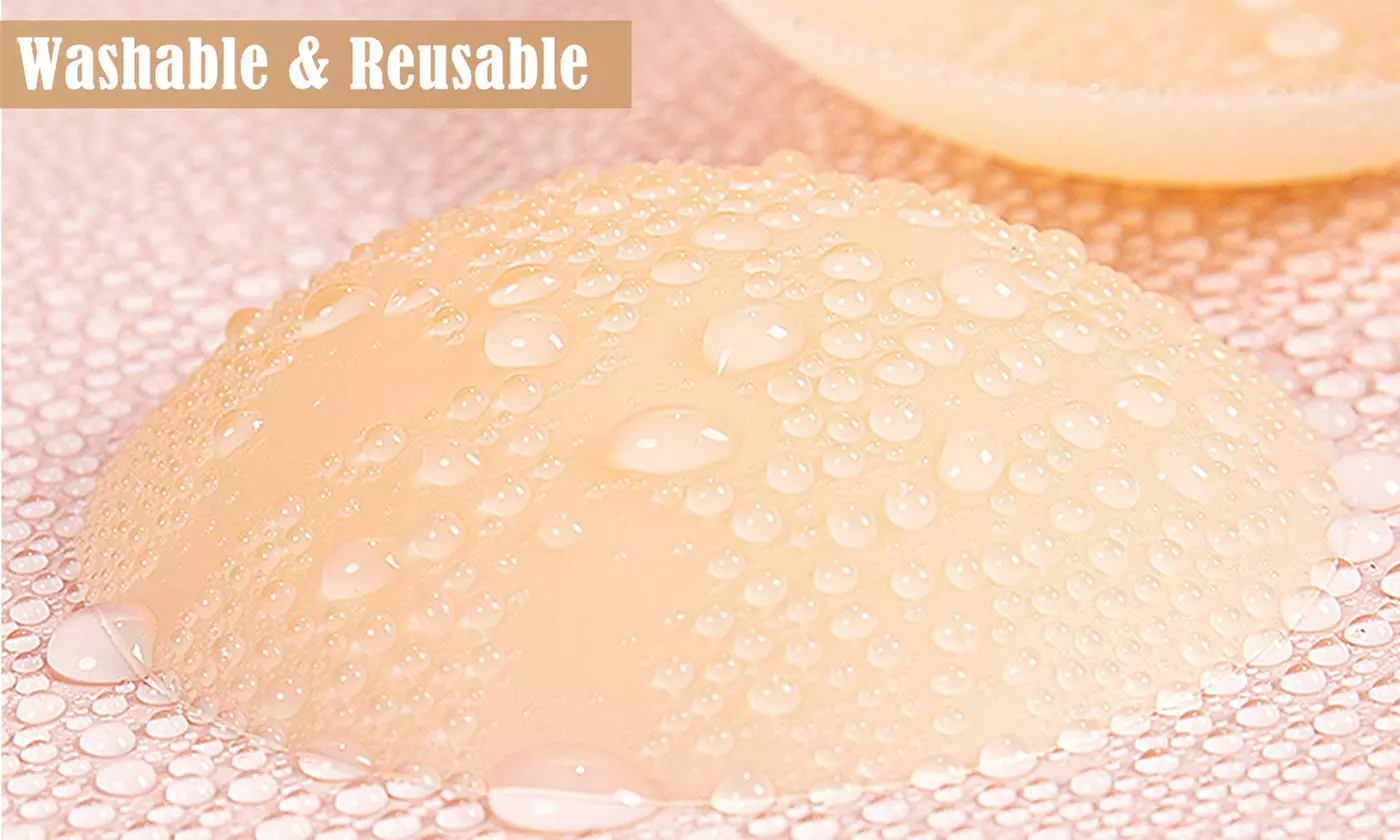 Invisible Silicone Nipple Pasties Reusable Self-Adhesive Breast Covers