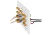 7.1 Surround Home Theater Speaker Wall Plate Banana Binding Post HDMI Port 3Gang - Second Medium