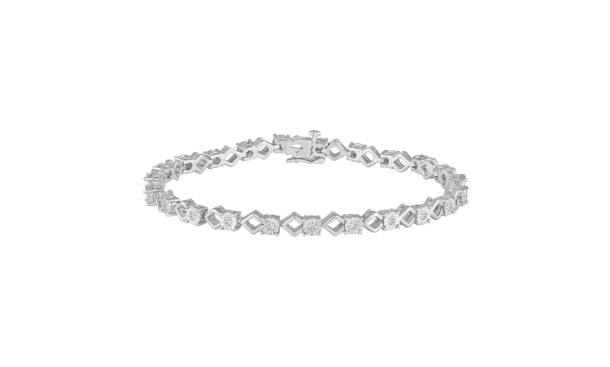 groupon diamond tennis bracelet