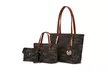 MKF Collection 3PC Aylet M Tote with Mini Bag and Wristlet Pouch by Mia K. - Second Medium