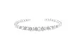 Sterling Silver & Genuine Diamond Bracelet Collection – Cuff, Tennis, and Link Styles - Second Medium