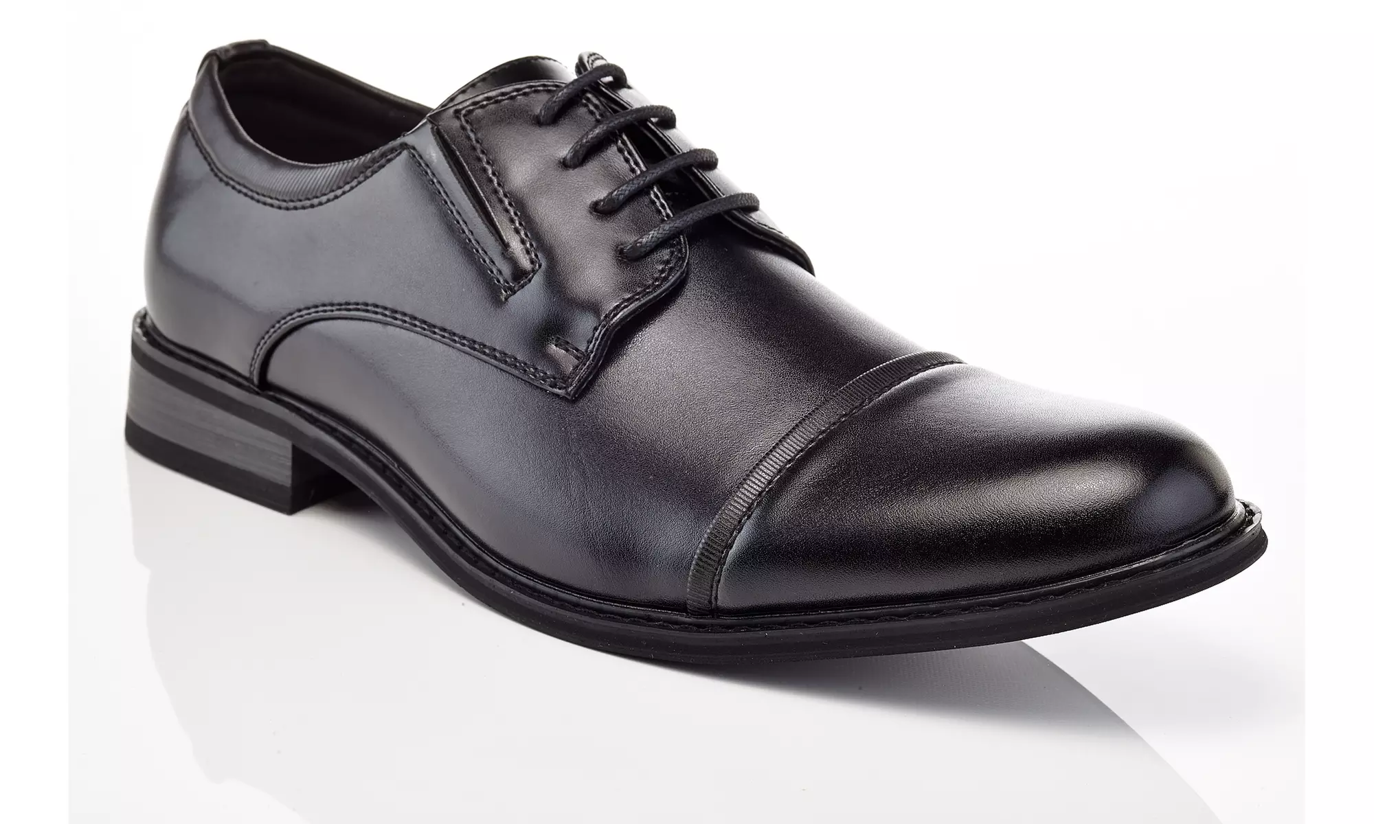Adolfo Men's Cap-Toe Lace-Up Dress Shoes Multiple Styles
