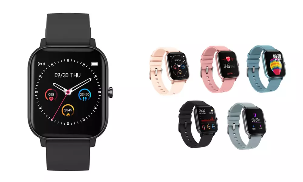 Smart Watch Fitness Tracker Heart Rate Monitor for Android & iOS - Primary Image