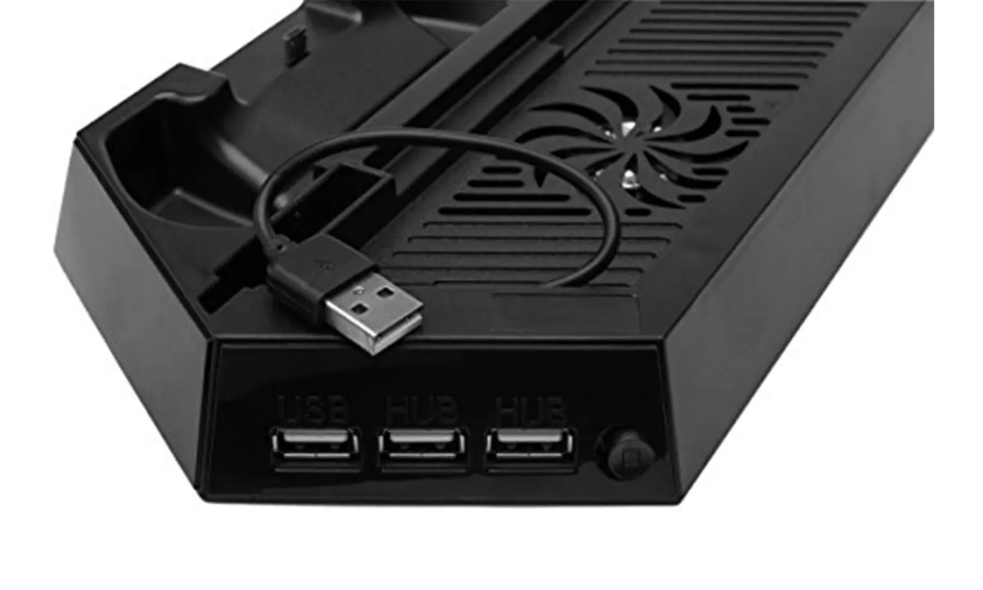 New PS4 Cooling Fan Station with 2 Controller Charging Dock - Primary Image