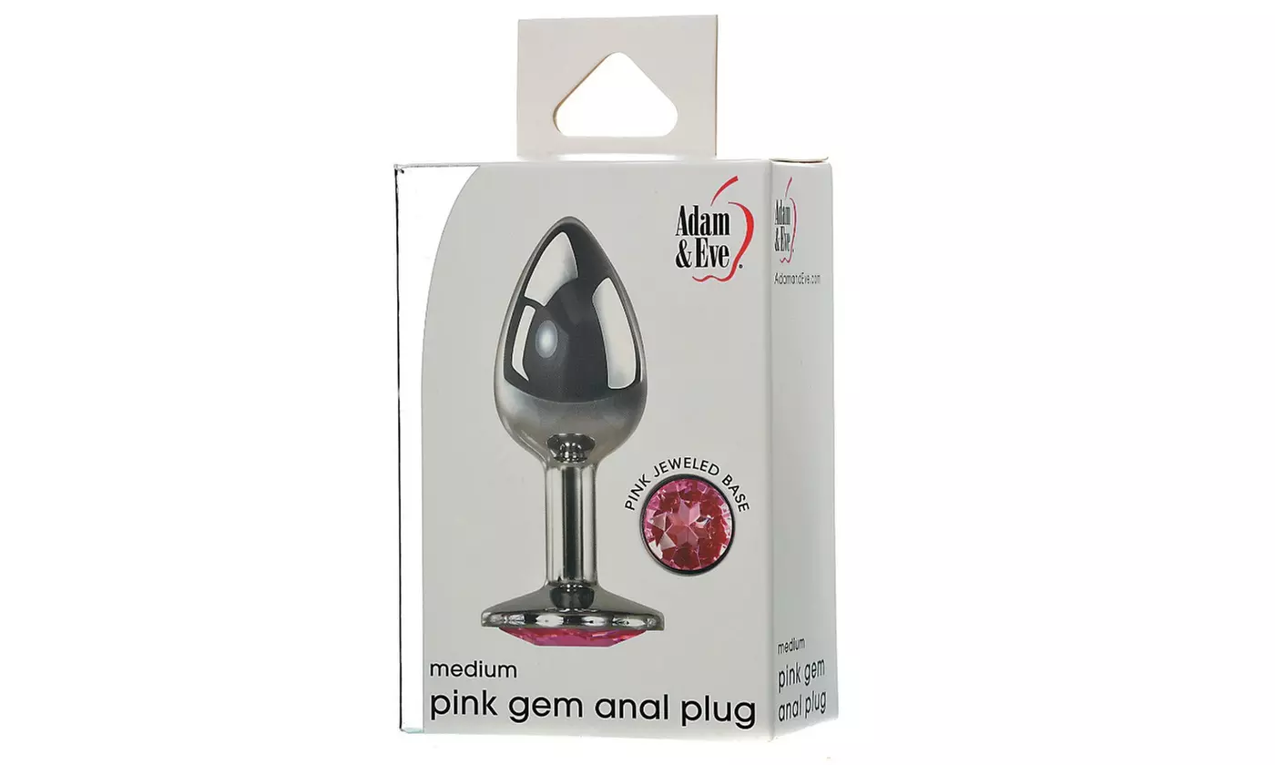 Adam & Eve Pink Gem Anal Plug  - Primary Image
