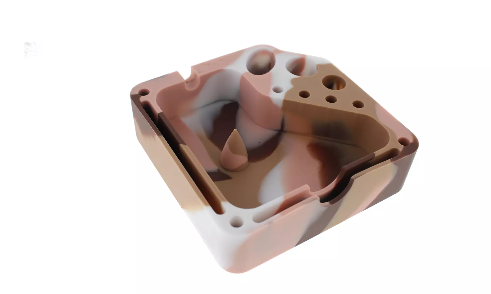 Square Silicone Dab Station - Assorted Color Choices - Primary Image