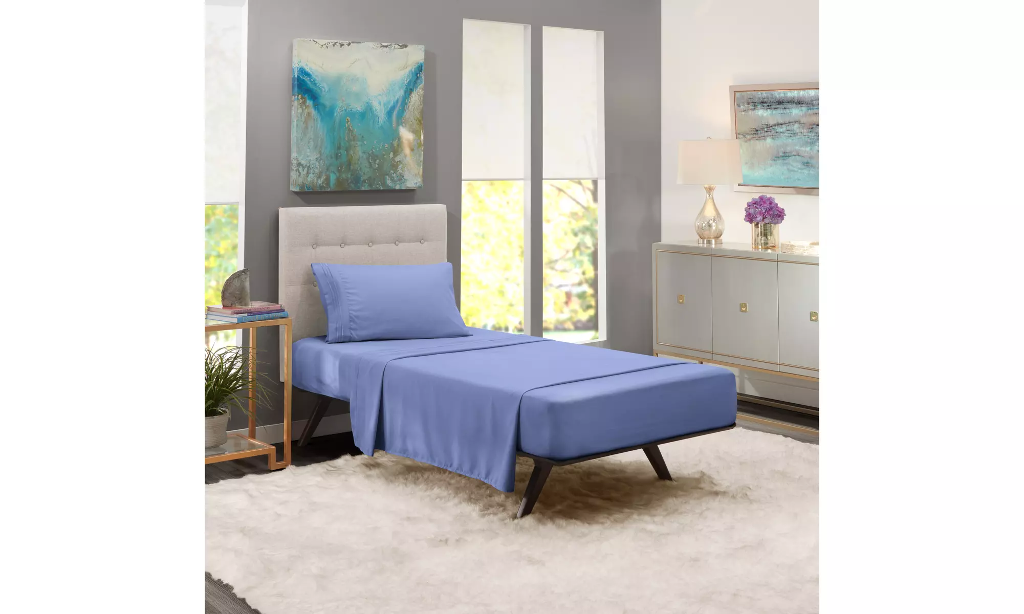 Nestl Premium Deep Pocket Extra Soft 1800 Microfiber Bed Sheet Set