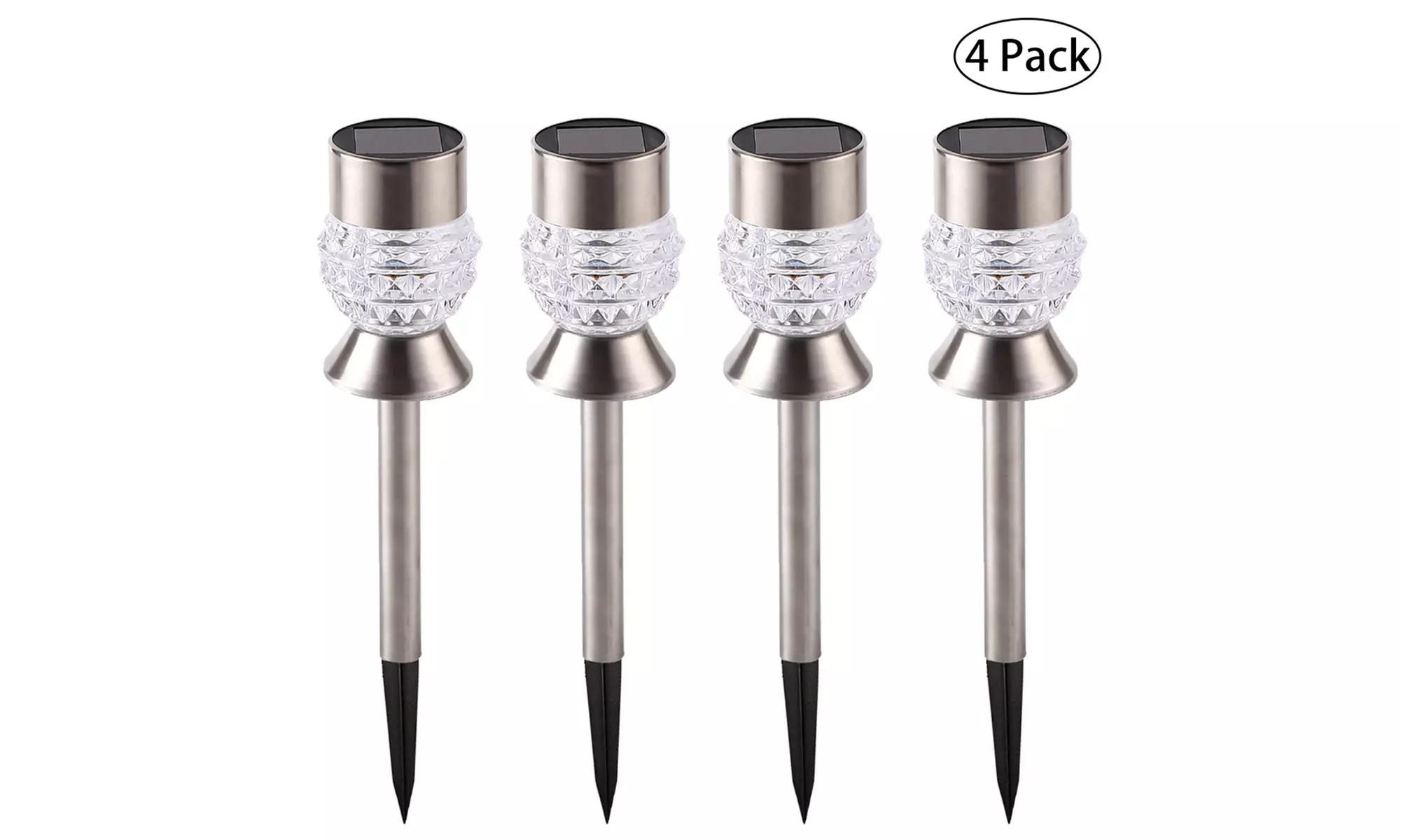 Stainless Steel LED Solar Path Lights