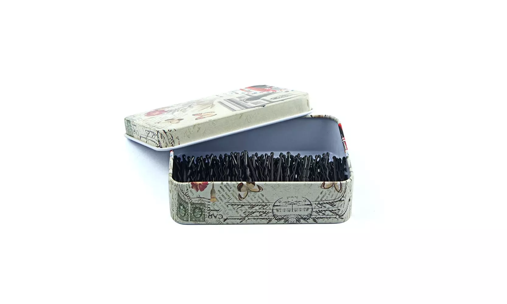 Mini Bobby Pins Black with Cute Case, 200 CT 1.38 Inch  - Primary Image