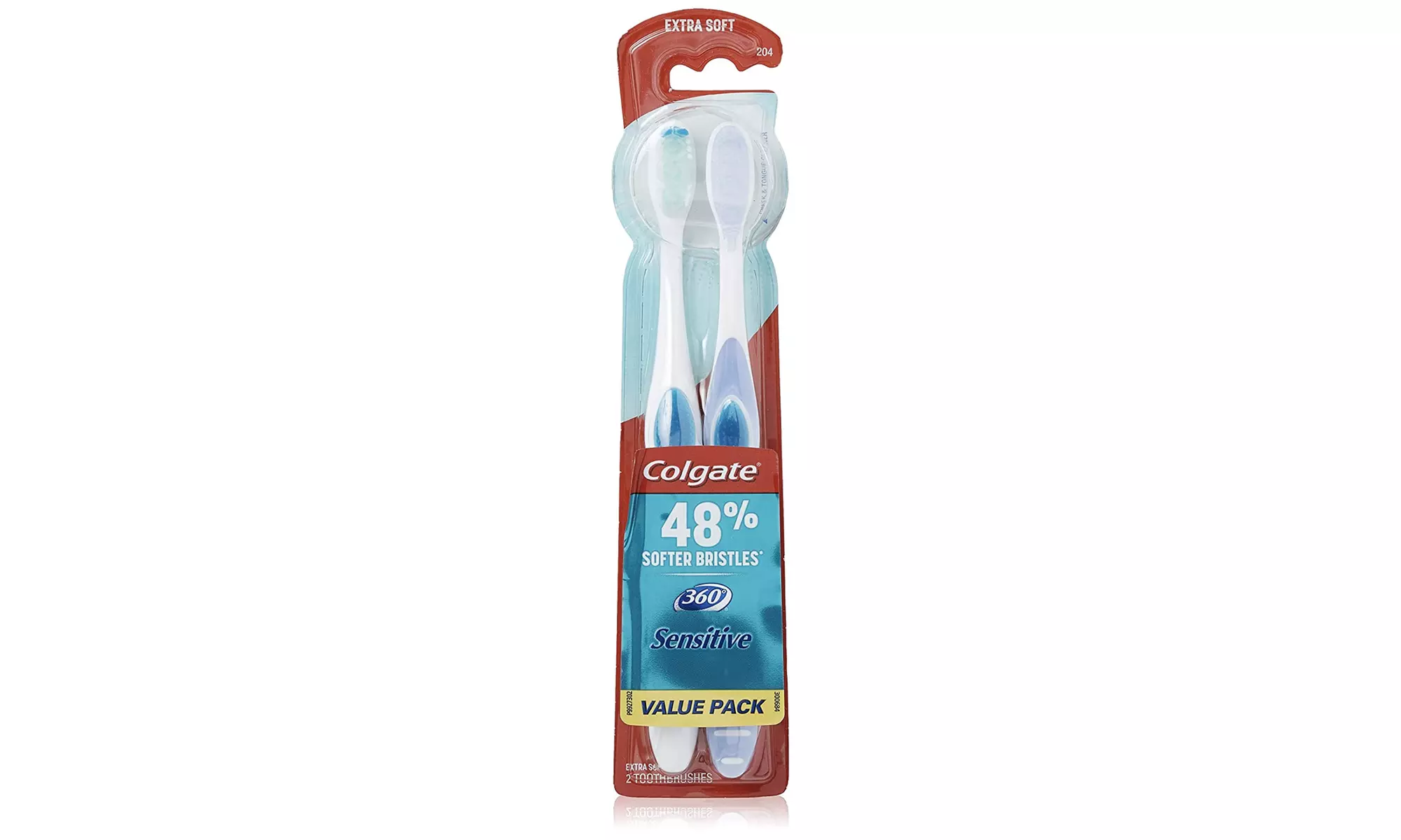 Colgate 360 Extra Soft Toothbrush for Sensitive Teeth and Gums with Tongue - Primary Image