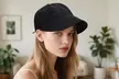 Women's UV Protection Sun Hat: Wide Brim Beach Pony Tail Visor Cap - Second Medium