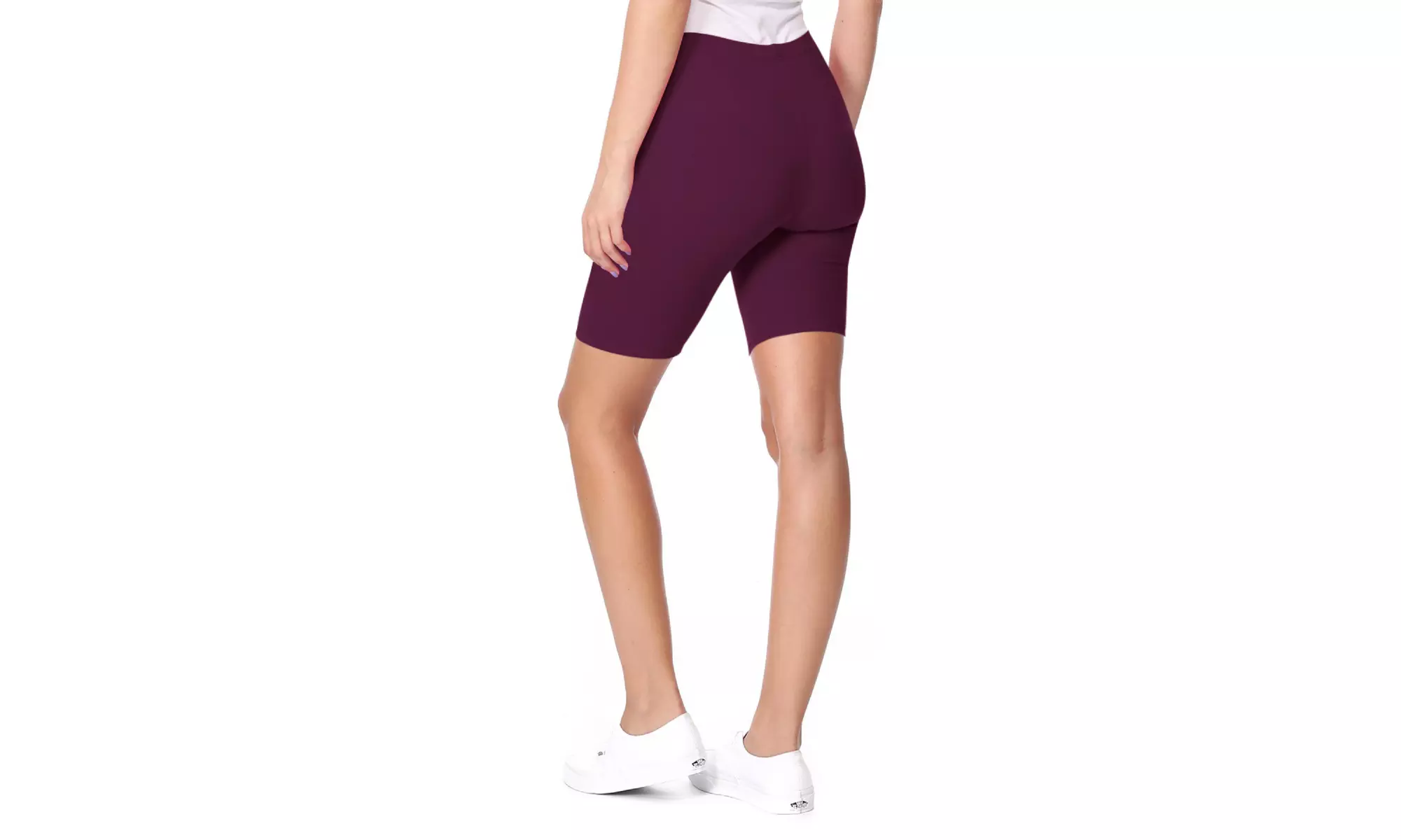 Women's Casual Seamless Elastic High Biker Shorts (Pack of 3)