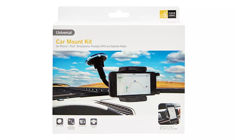 Case Logic Car Mount Kit with Air Vent Clip - Second Medium