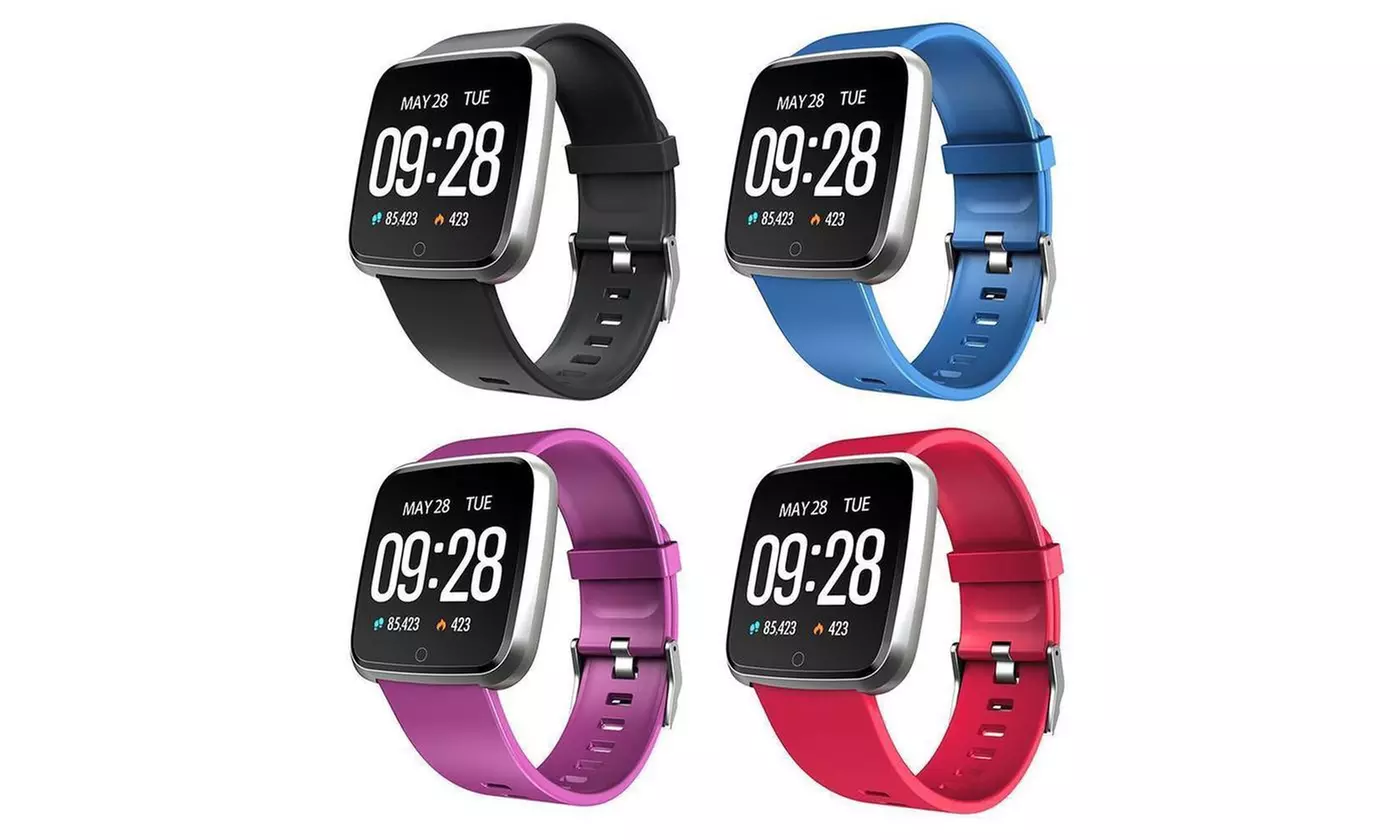 Touch Screen Health Companion Wearable Smartwatch for Apple Android iPhone LG - Primary Image