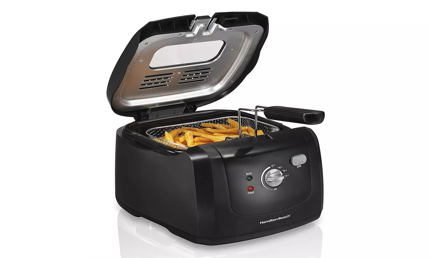 Hamilton Beach (35021) Deep Fryer, Cool Touch With Basket, 2 Liter Oil Capacity - Primary Image