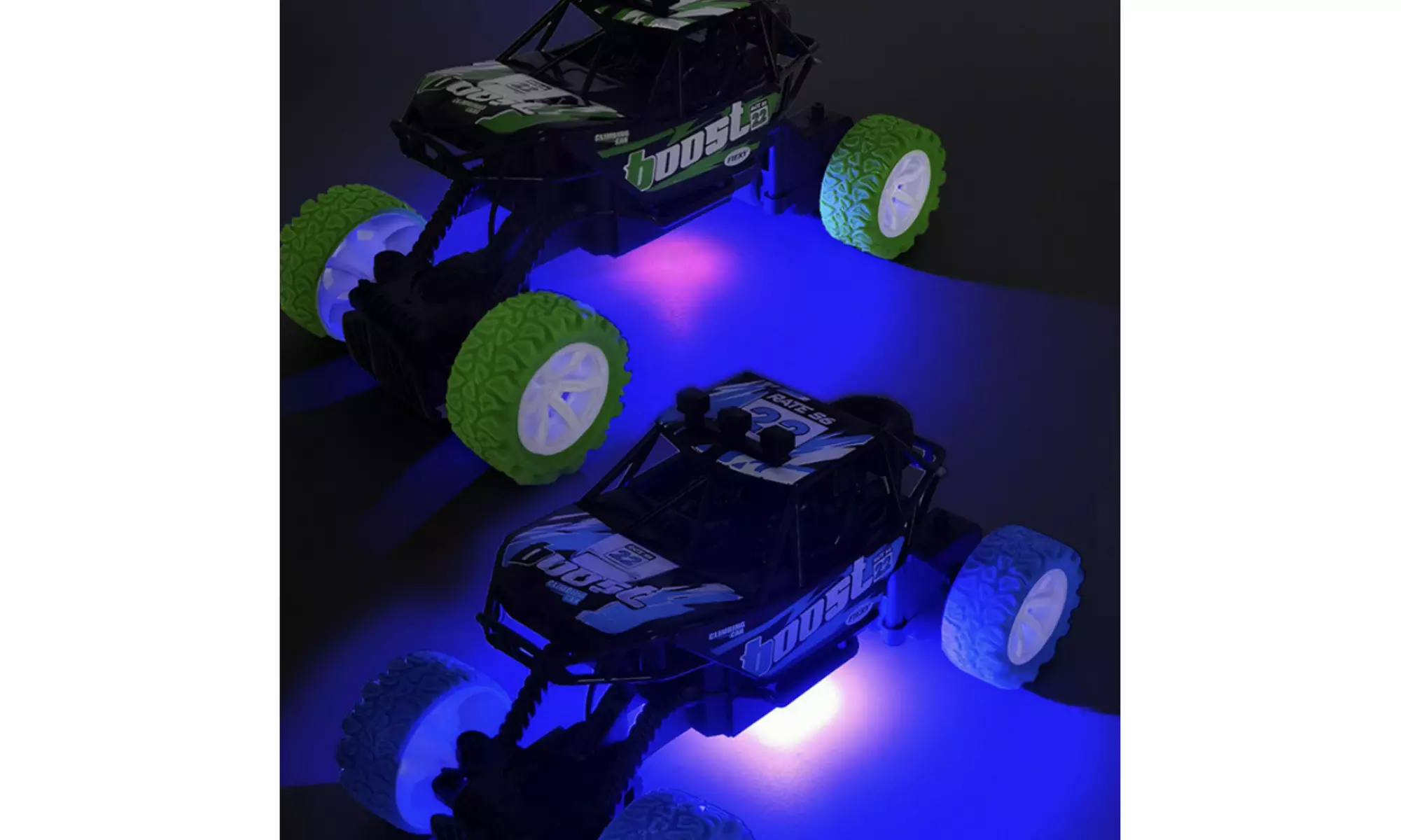 Zummy Cross Country LED Light Remote Control Stunt RC Car