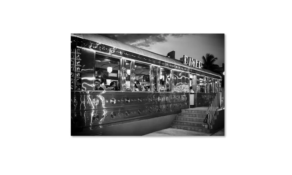 Philippe Hugonnard 'US Diner' Canvas Art - Second Medium