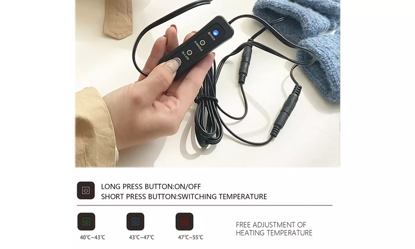 ItBelongs2U USB Electric Heated Gloves