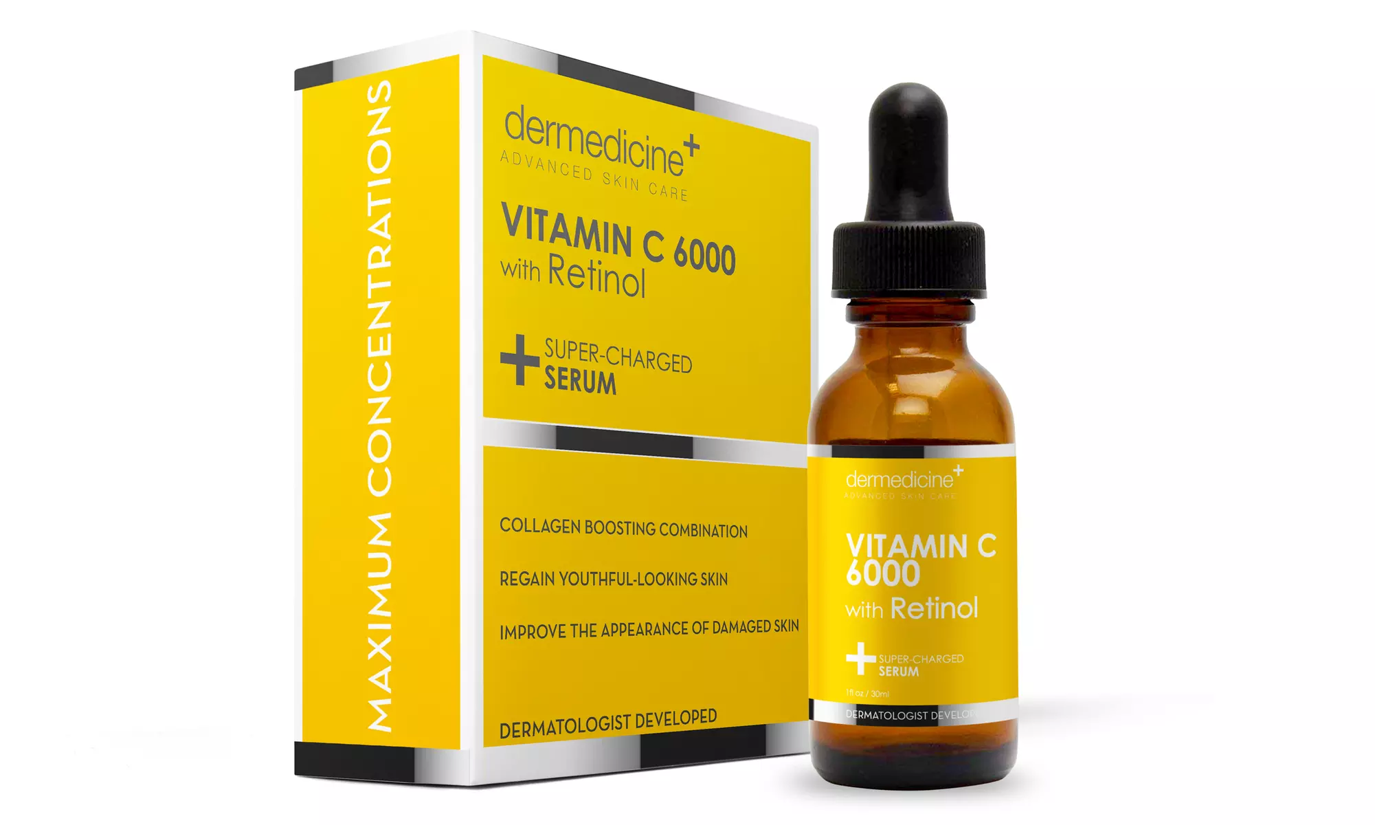 Vitamin C 6000 with Retinol Face Treatment (1 or 2 Bottles) - Second Medium