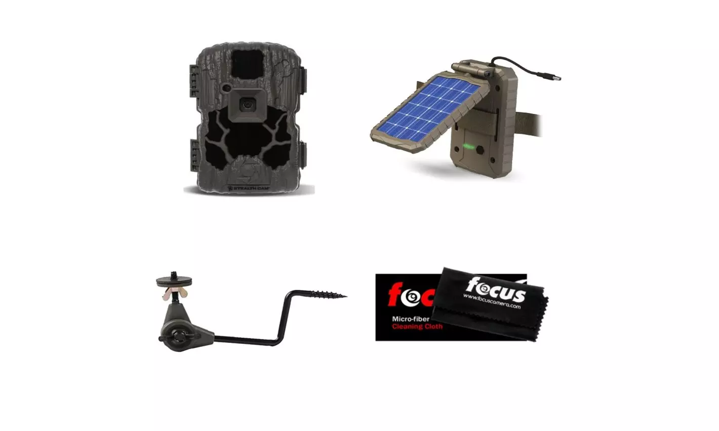 Stealth Cam Prevue 26MP Trail Camera Bundle with Solar Panel and Accessories - Primary Image