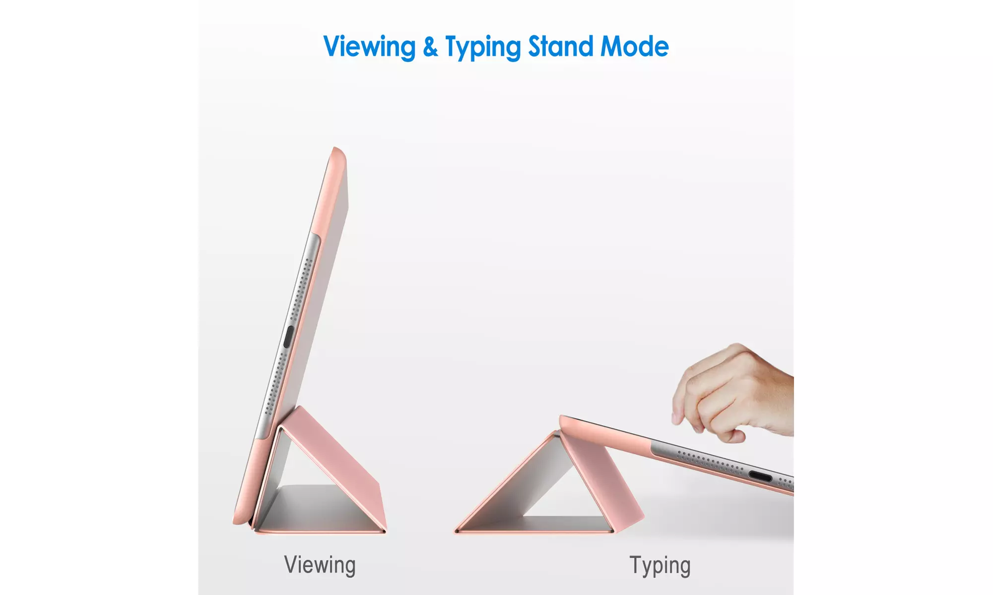 JETech Case for Apple iPad Mini 1 2 3, Hard Back Shell Soft-Touch Stand Cover